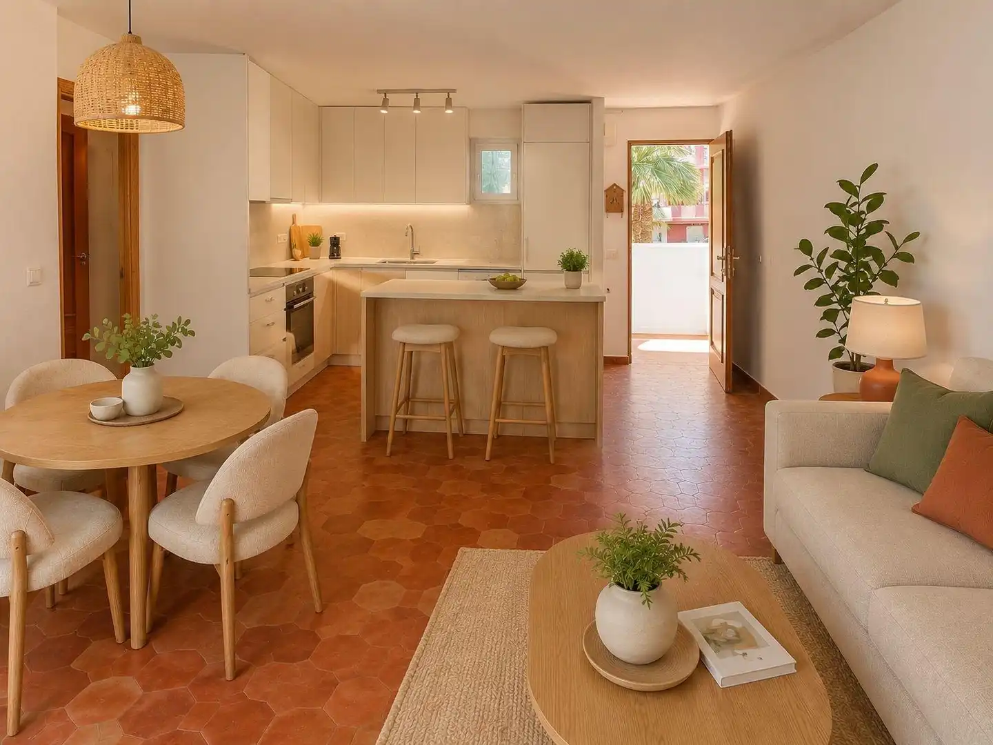 Cocina de Apartamento en venta en Fuengirola con Aire acondicionado, Terraza y Amueblado