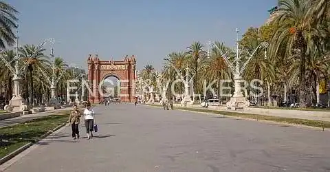 Exterior view of Flat for rent in Barcelona  with Air Conditioner, Heating and Storage room