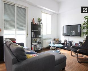 Sala d'estar de Pis de lloguer en  Madrid Capital amb Aire condicionat, Calefacció i Moblat