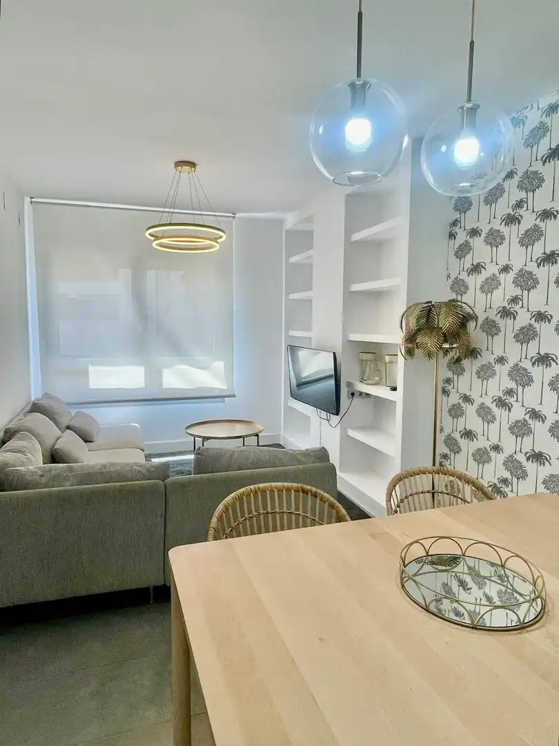 Sala d'estar de Pis de lloguer en Armilla amb Aire condicionat, Calefacció i Moblat