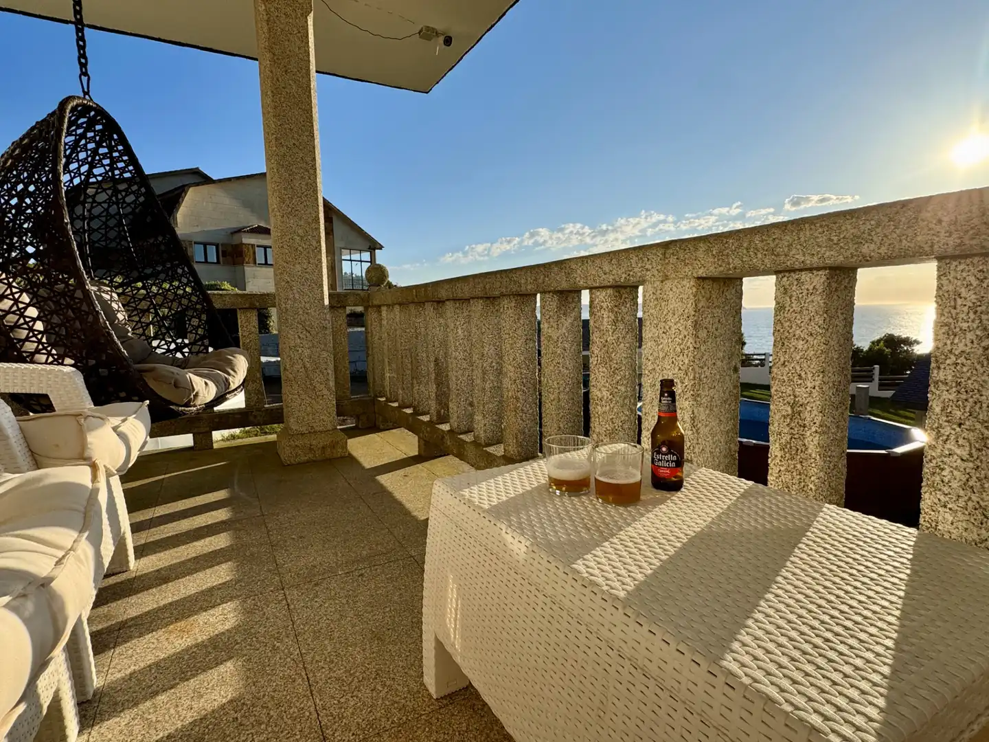 Terraza de Casa o chalet en venta en Sanxenxo con Calefacción, Jardín privado y Terraza
