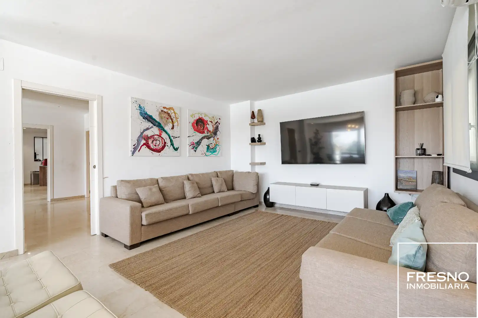 Sala de estar de Casa o chalet en venta en Cobeña con Aire acondicionado, Calefacción y Jardín privado