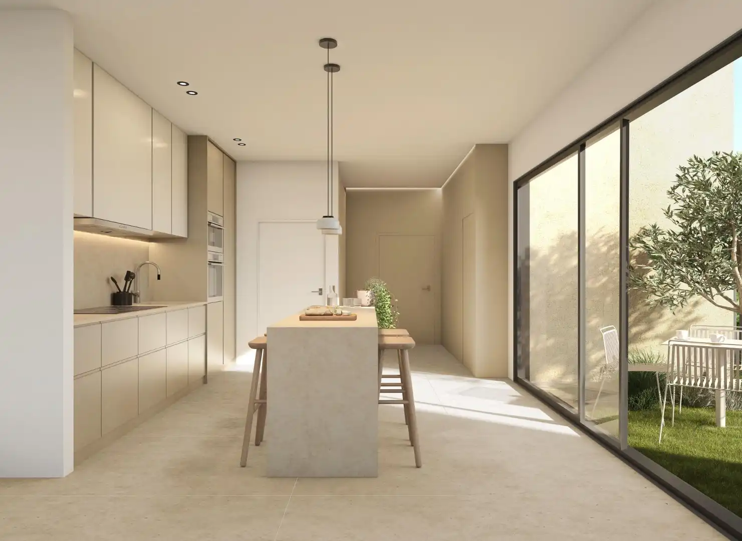 Cocina de Casa o chalet en venta en Olesa de Montserrat con Aire acondicionado, Calefacción y Terraza