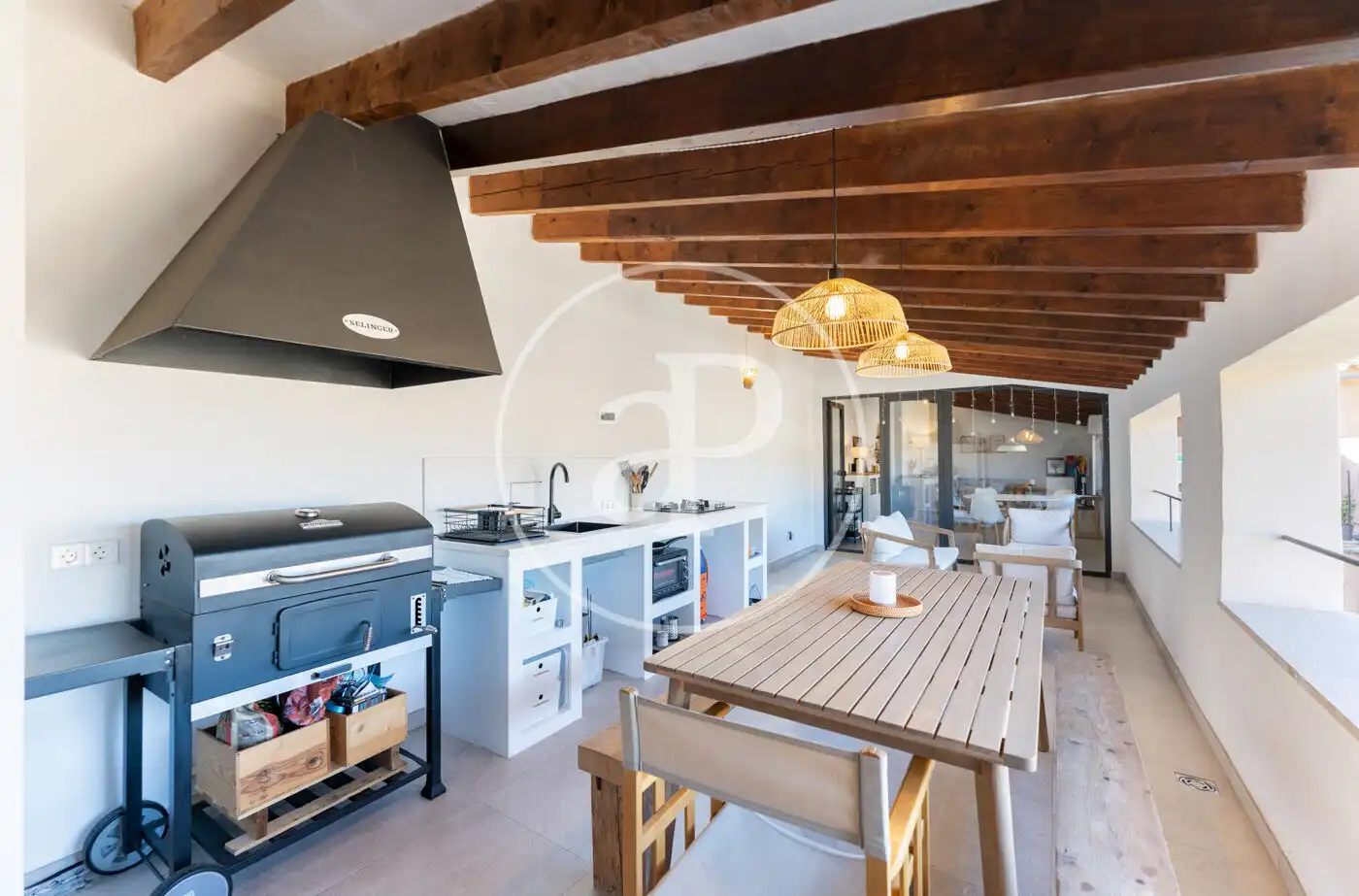 Kitchen of Houses for sale in Sóller  with Air Conditioner, Heating and Terrace