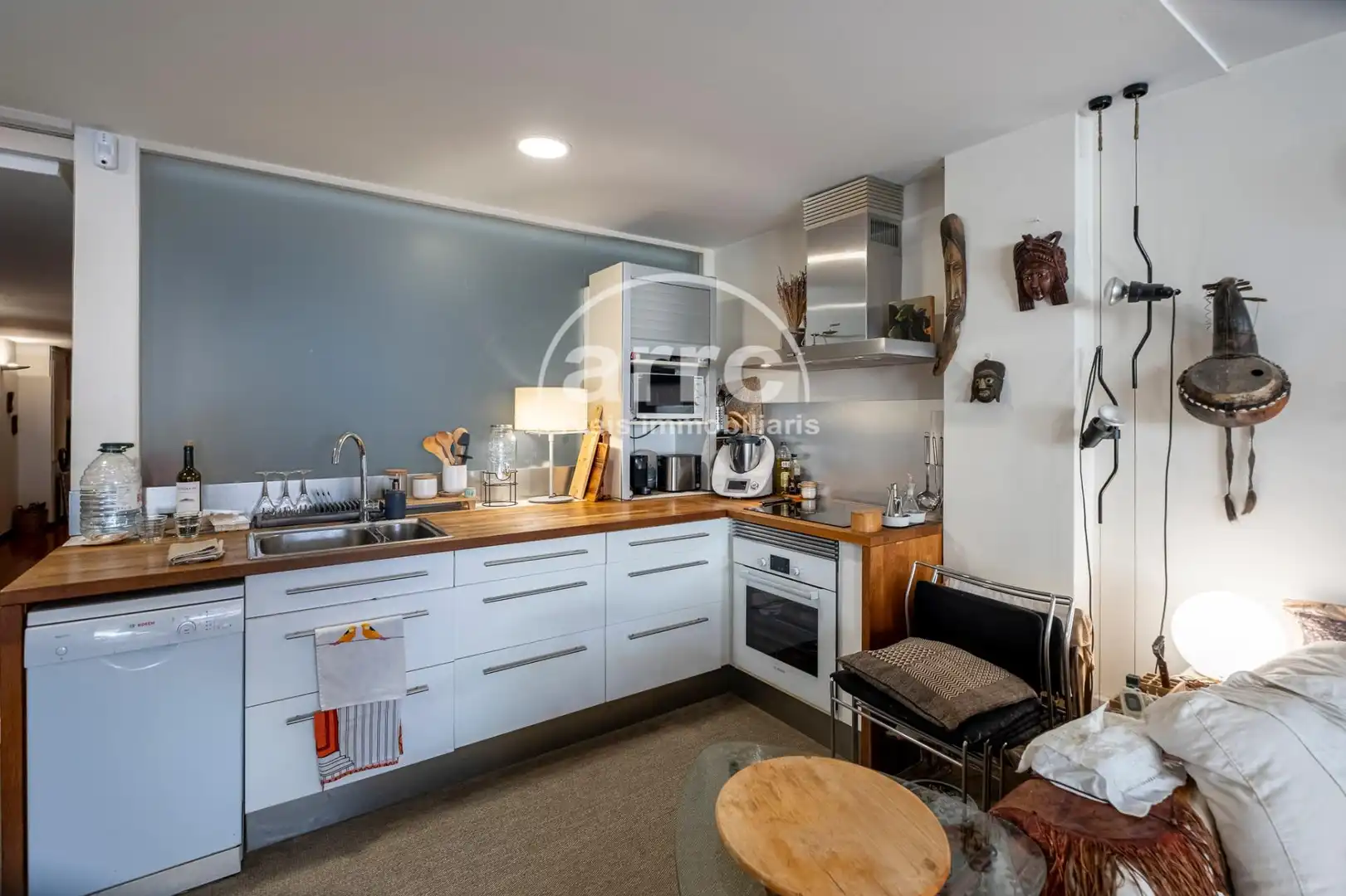 Kitchen of Flat for sale in Mataró  with Heating, Terrace and Balcony