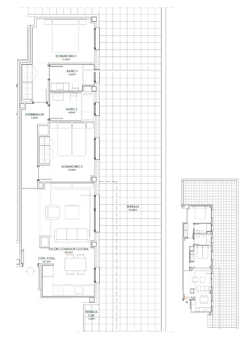 Dachboden zum verkauf in Marchamalo mit Heizung, Terrasse und Abstellraum