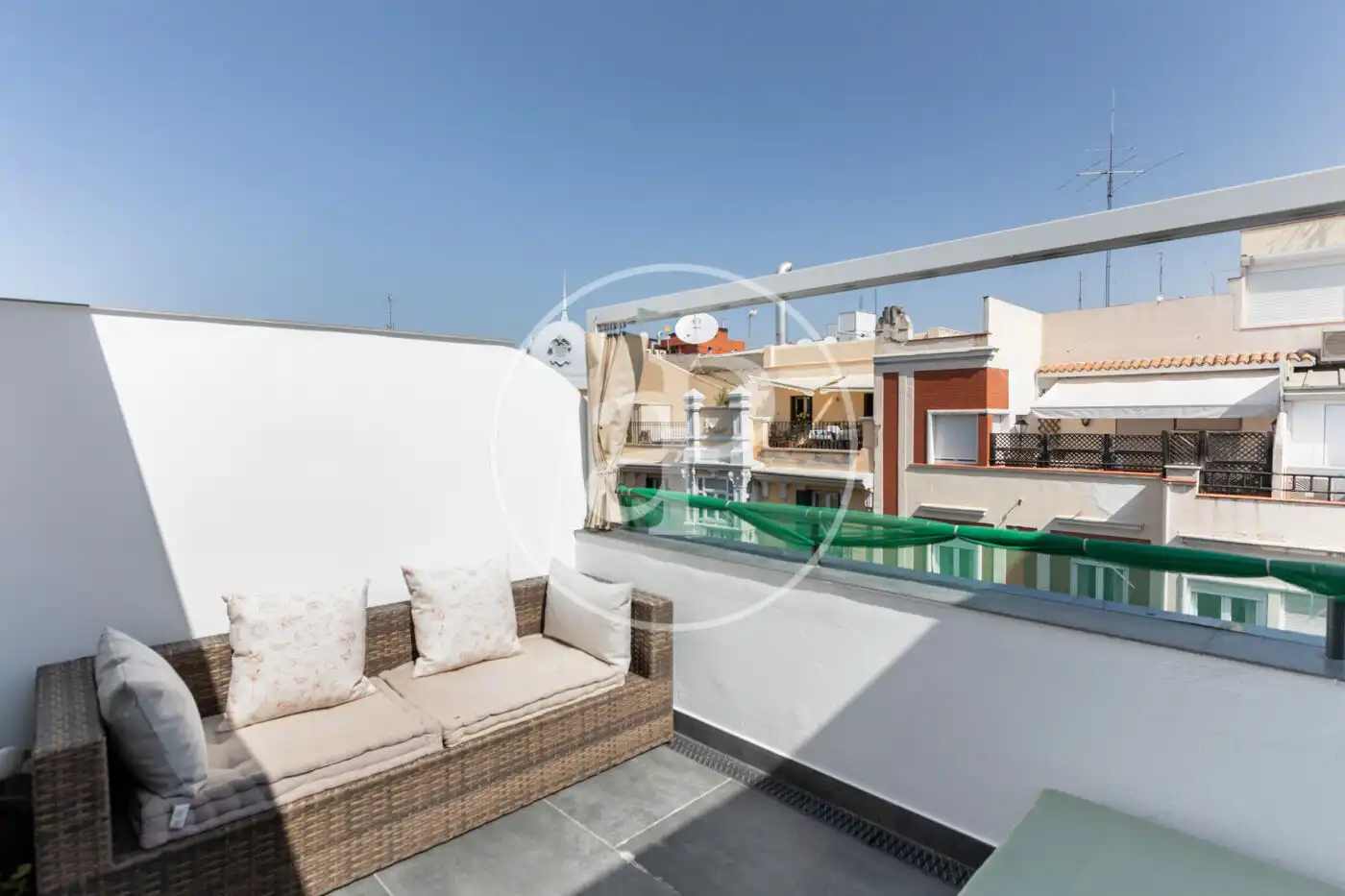 Terrasse von Dachboden zur Miete in Madrid mit Klimaanlage, Heizung und Terrasse