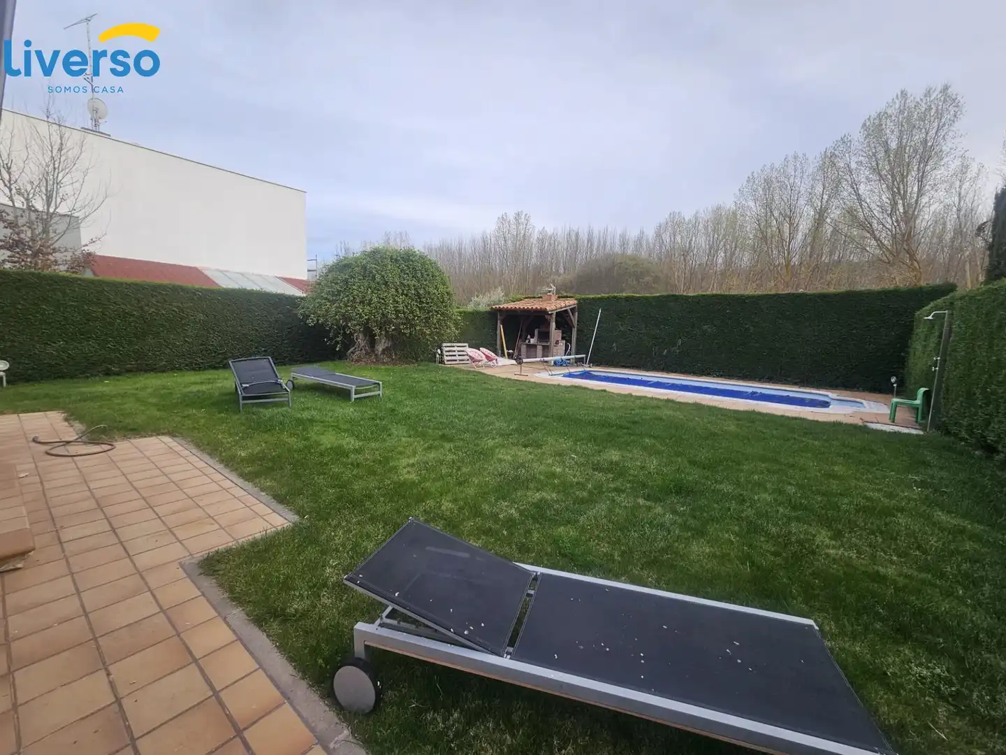 Piscina de Casa o chalet en venta en Castrillo del Val con Calefacción, Parquet y Terraza