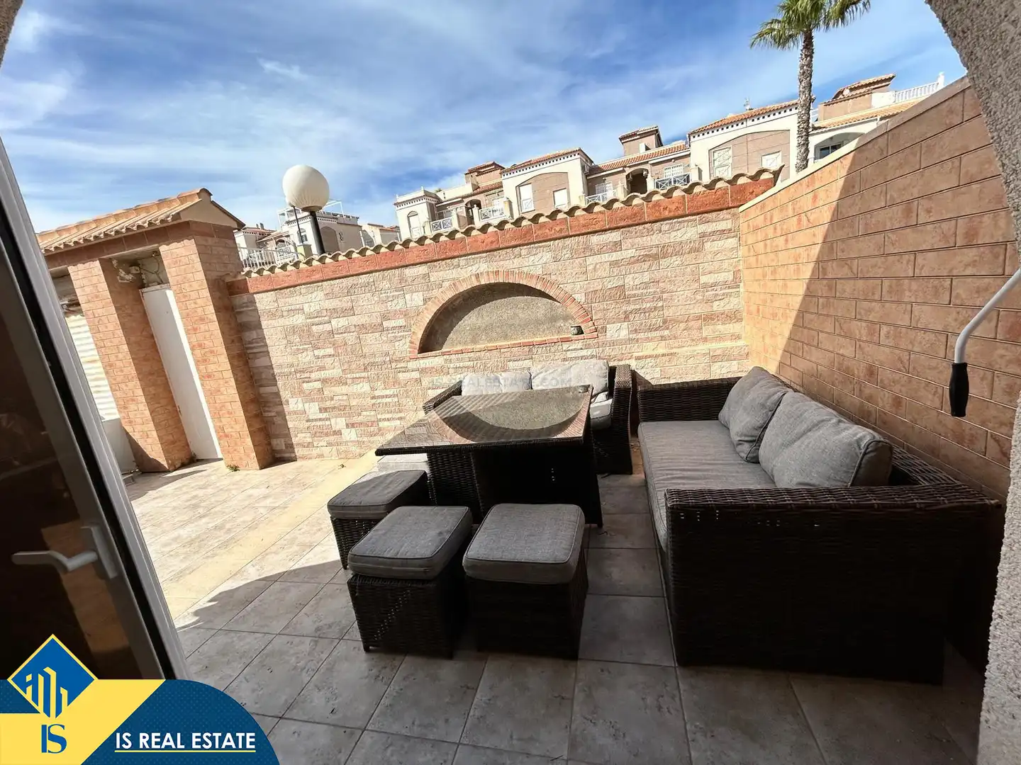 Terrassa de Casa adosada de lloguer en Torrevieja amb Aire condicionat, Calefacció i Jardí privat