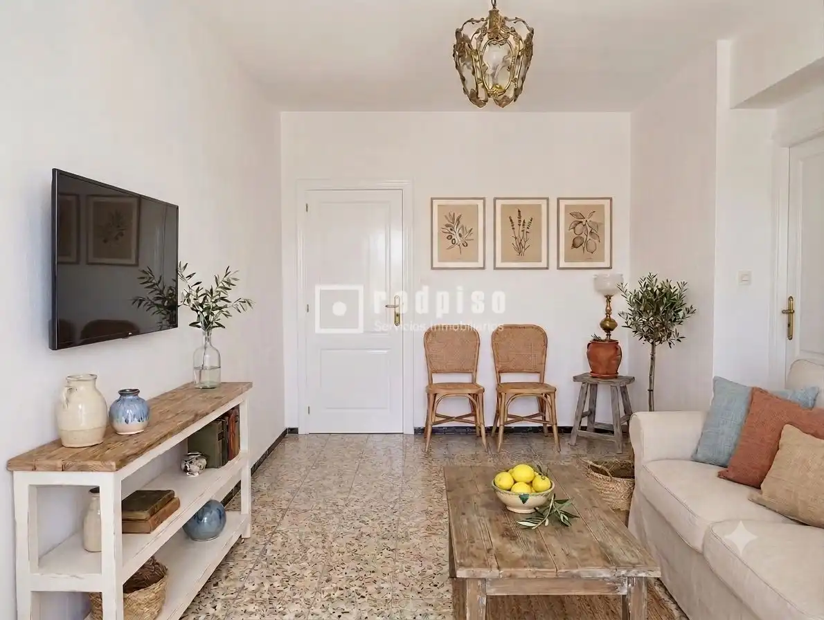 Sala de estar de Piso en venta en Sevilla con Aire acondicionado y Terraza