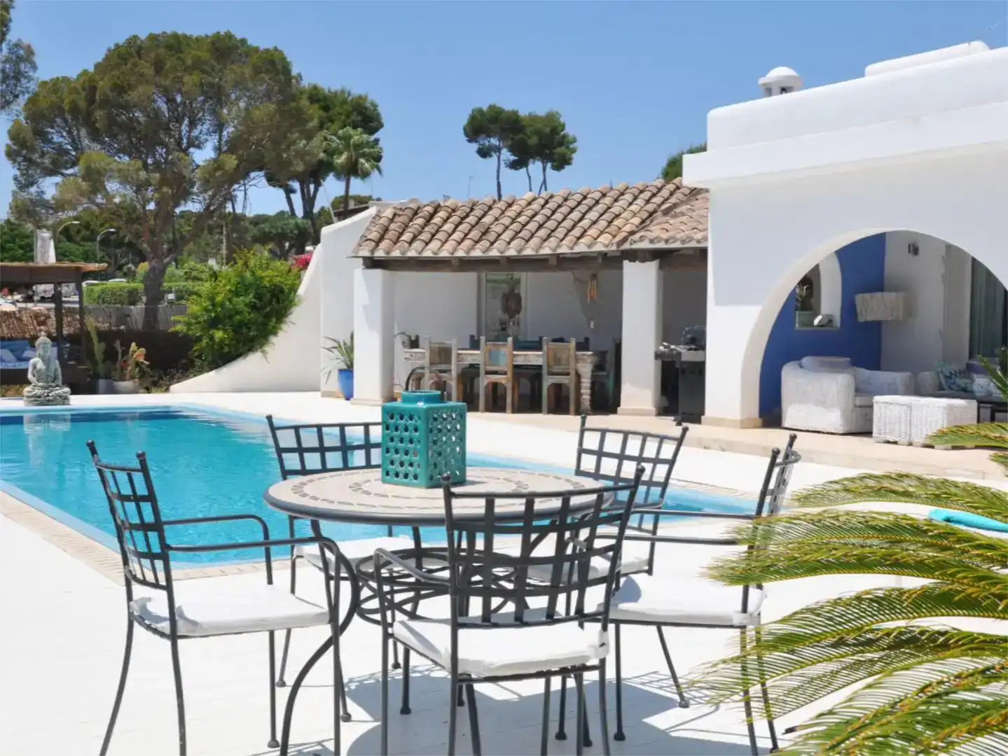 Terraza de Casa o chalet en venta en Calvià con Aire acondicionado, Jardín privado y Piscina