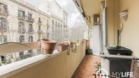 Balcony of Flat for sale in  Barcelona Capital  with Air Conditioner, Heating and Parquet flooring