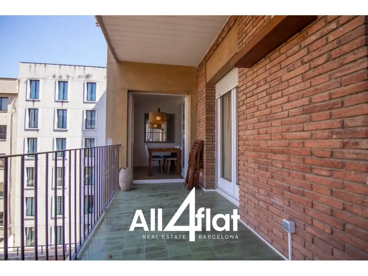 Terrassa de Pis de lloguer en Barcelona amb Calefacció, Parquet i Balcó