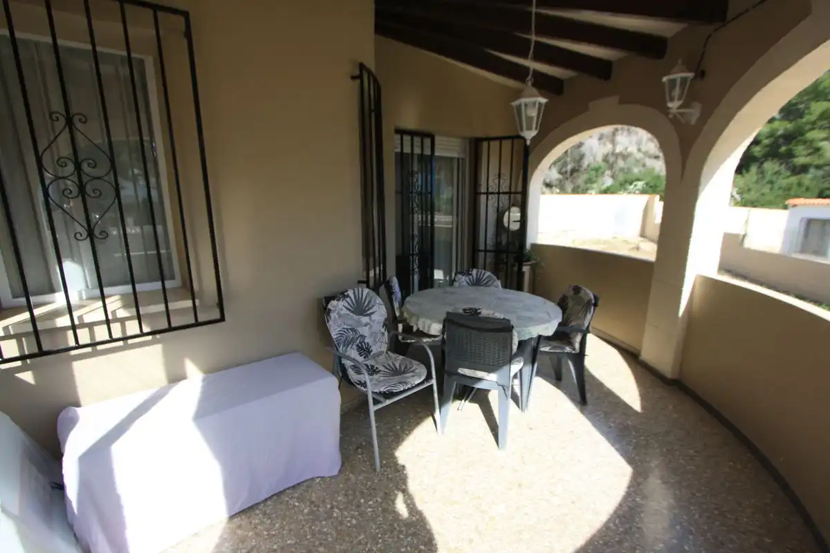 Terraza de Casa o chalet en venta en Dénia con Aire acondicionado, Jardín privado y Trastero
