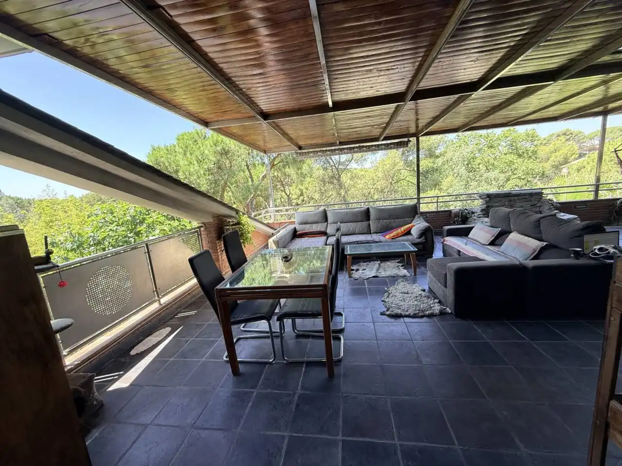 Terraza de Casa o chalet en venta en Lliçà de Vall con Aire acondicionado, Calefacción y Jardín privado