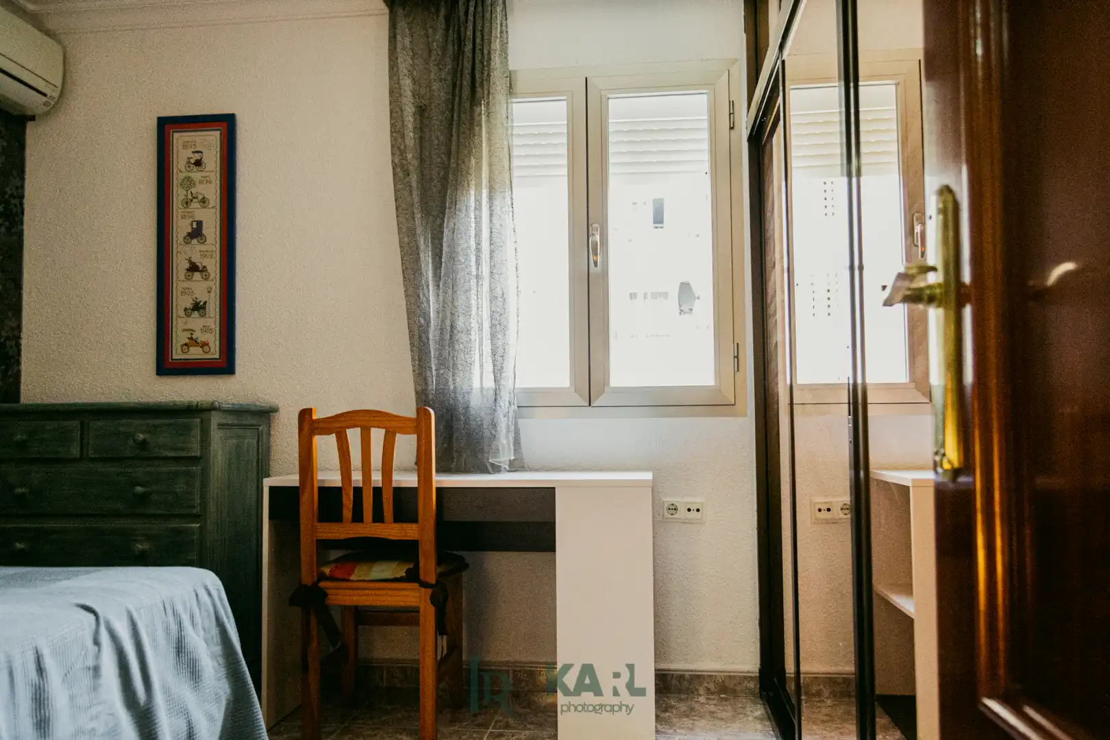 Habitación de Piso de alquiler en Málaga con Aire acondicionado, Calefacción y Jardín privado