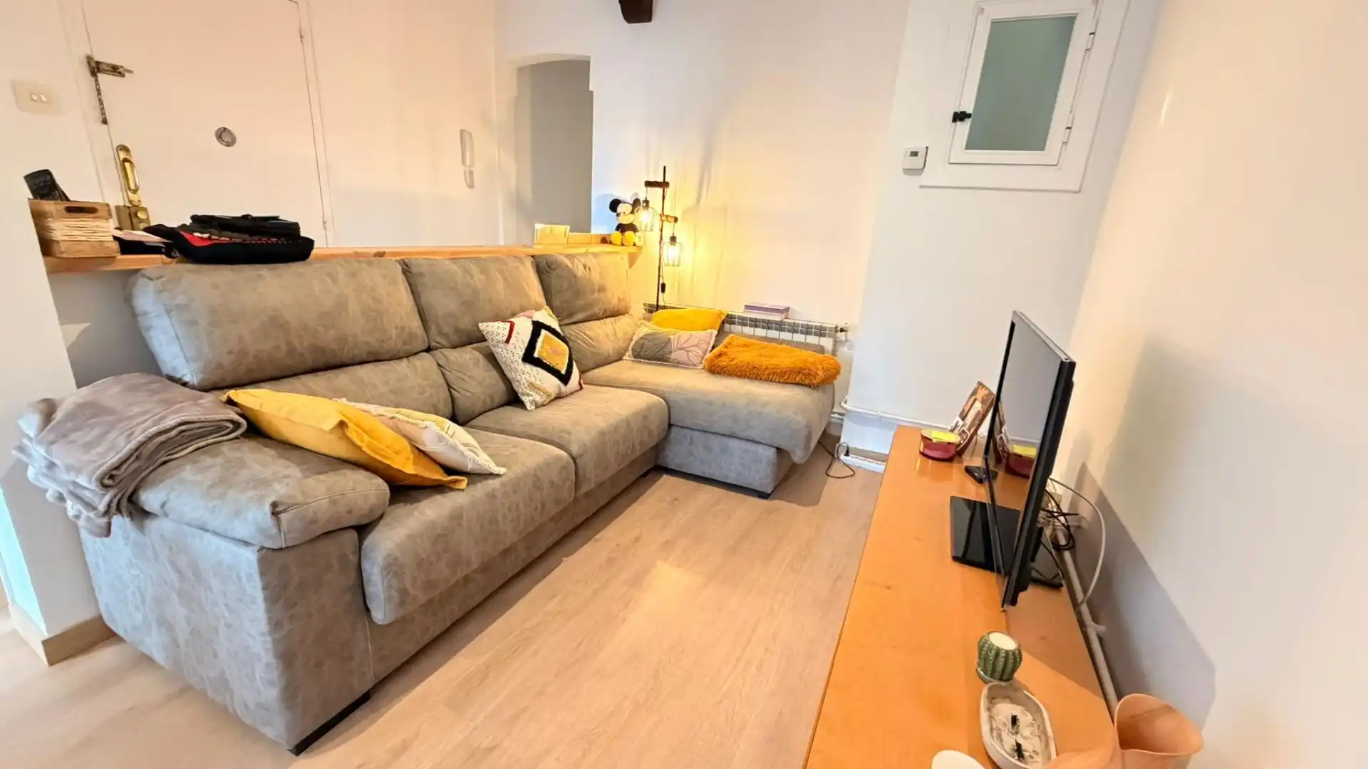 Sala de estar de Piso en venta en Granollers con Aire acondicionado, Calefacción y Parquet