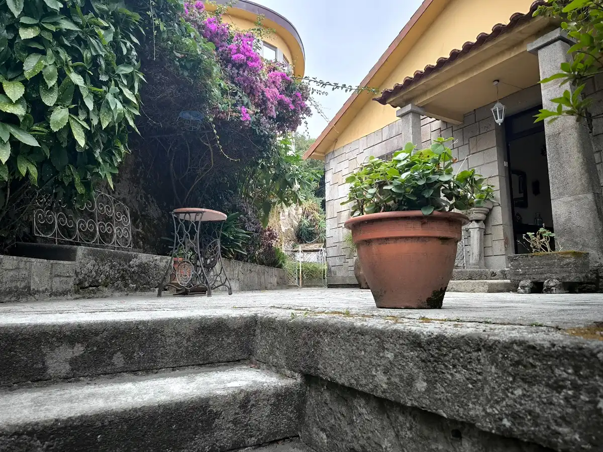 Terraza de Casa o chalet en venta en Vilagarcía de Arousa con Calefacción, Jardín privado y Parquet