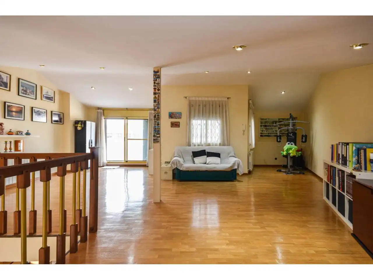 Sala d'estar de Àtic en venda en Sabadell amb Aire condicionat, Calefacció i Parquet
