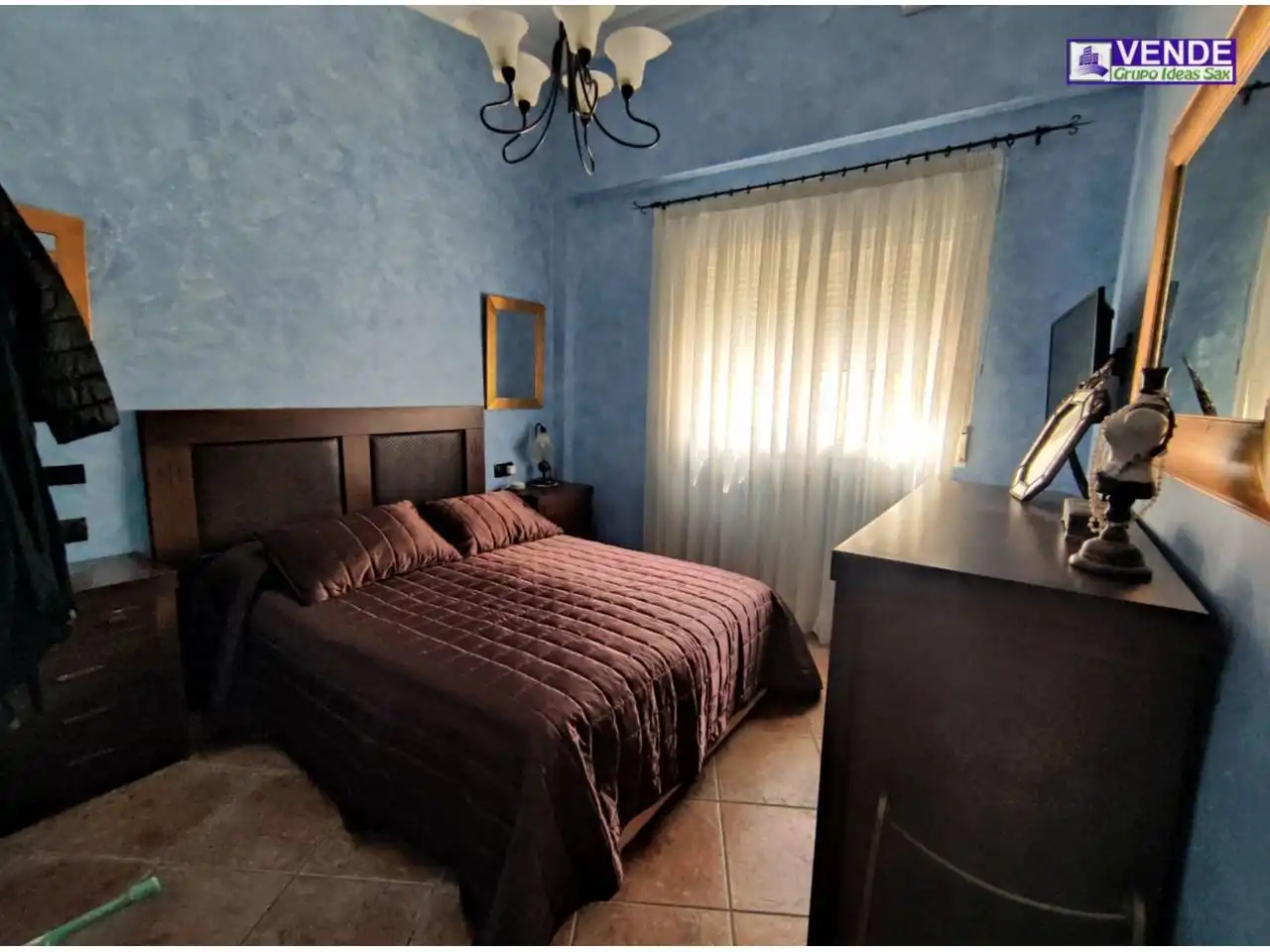 Habitación de Finca rústica en venta en Sax con Aire acondicionado, Jardín privado y Terraza