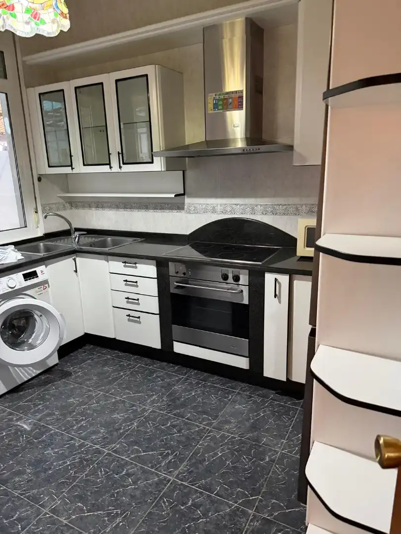 Kitchen of Flat for sale in Carballo  with Terrace, Oven and Washing machine