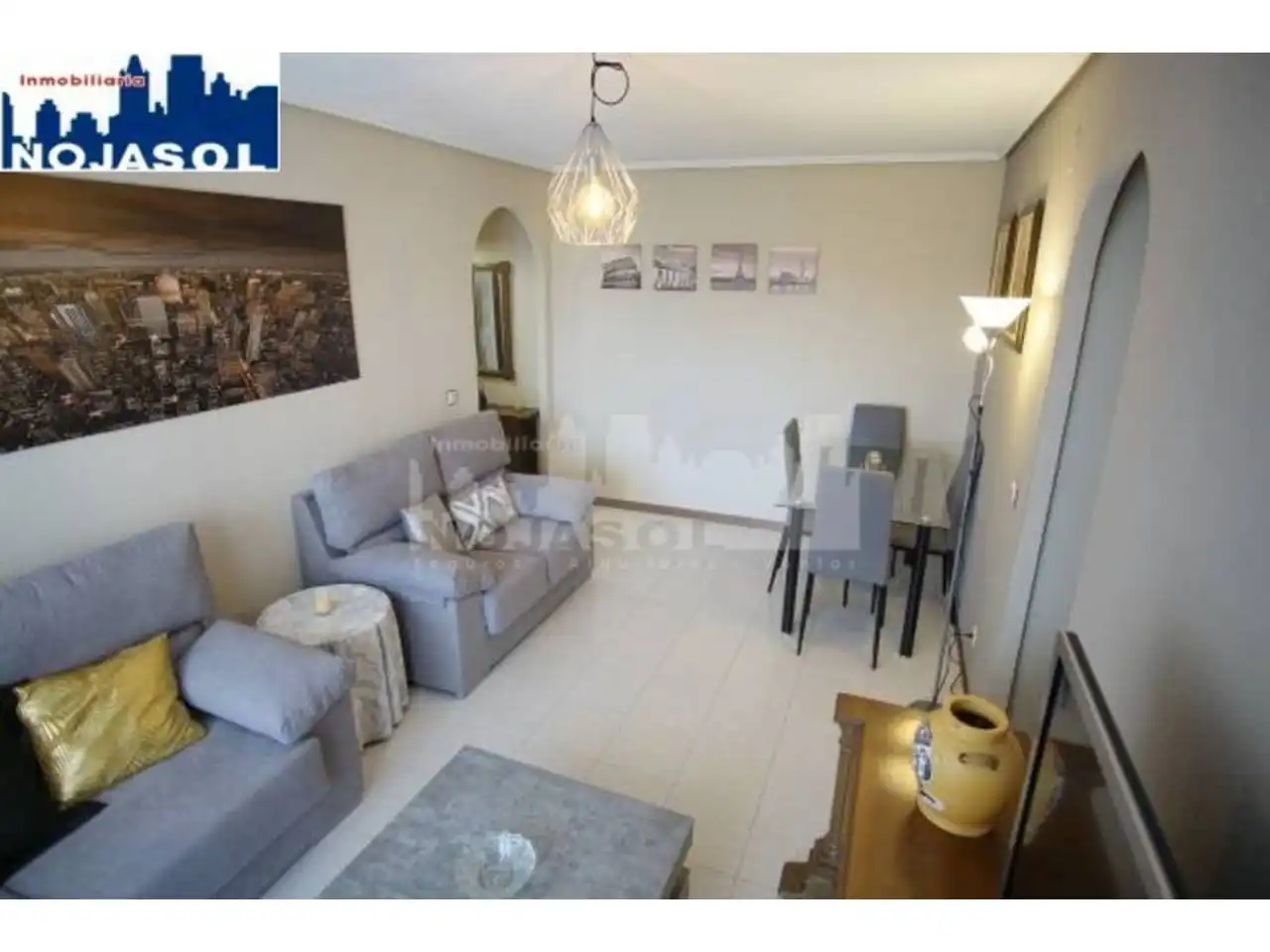 Living room of Flat for rent in Noja  with Terrace and Furnished