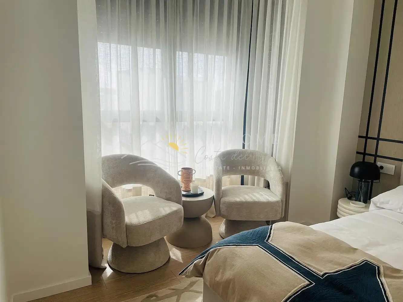 Schlafzimmer von Wohnungen zum Verkauf in Rincón de la Victoria mit Terrasse, Schwimmbad und Ofen