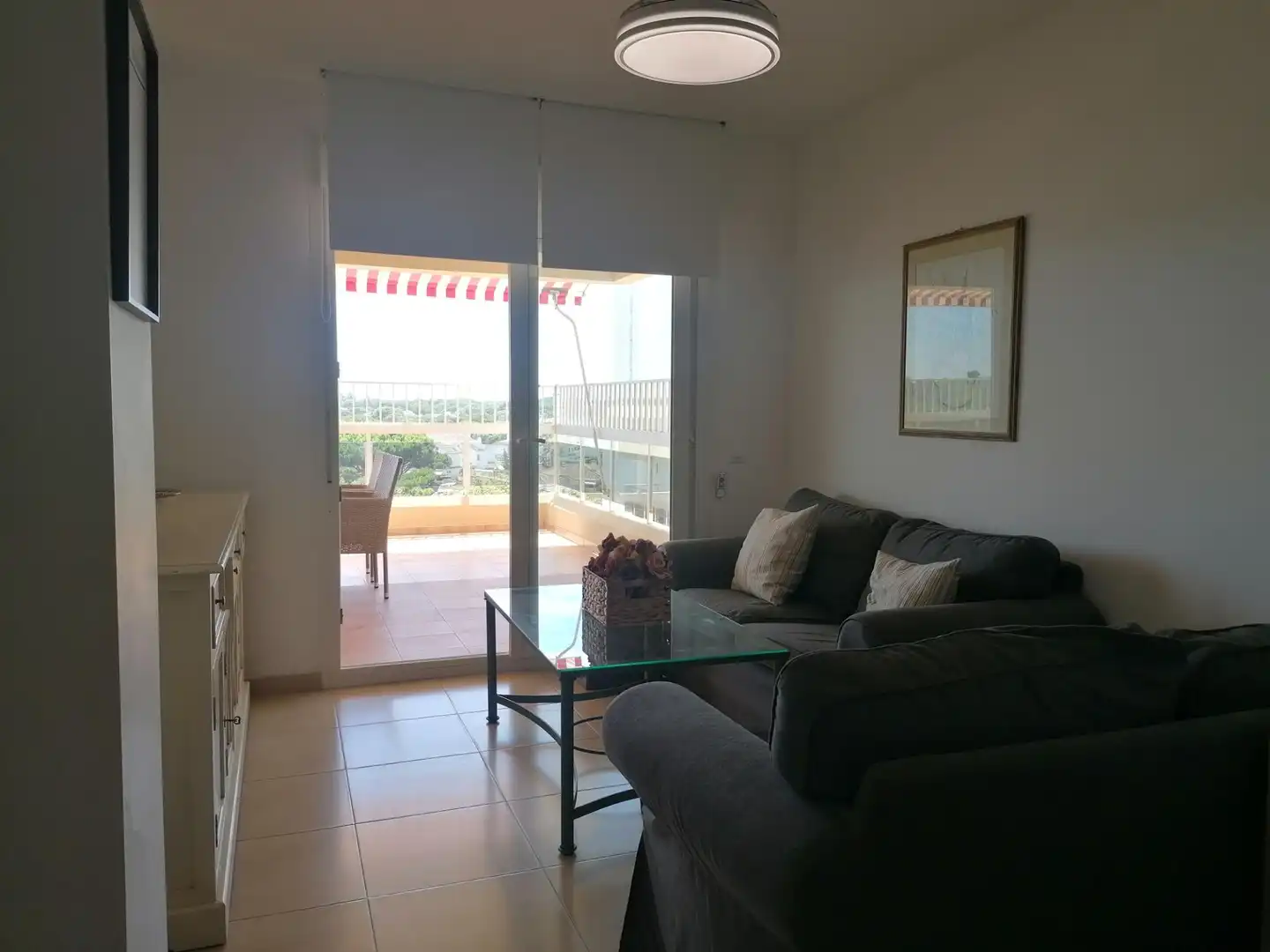 Wohnzimmer von Wohnung zur Miete in El Puerto de Santa María mit Klimaanlage, Terrasse und Möbliert