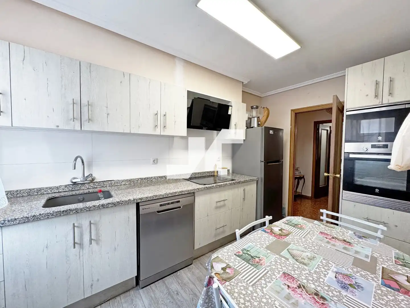 Kitchen of Flat for sale in Burriana / Borriana  with Air Conditioner, Terrace and Storage room