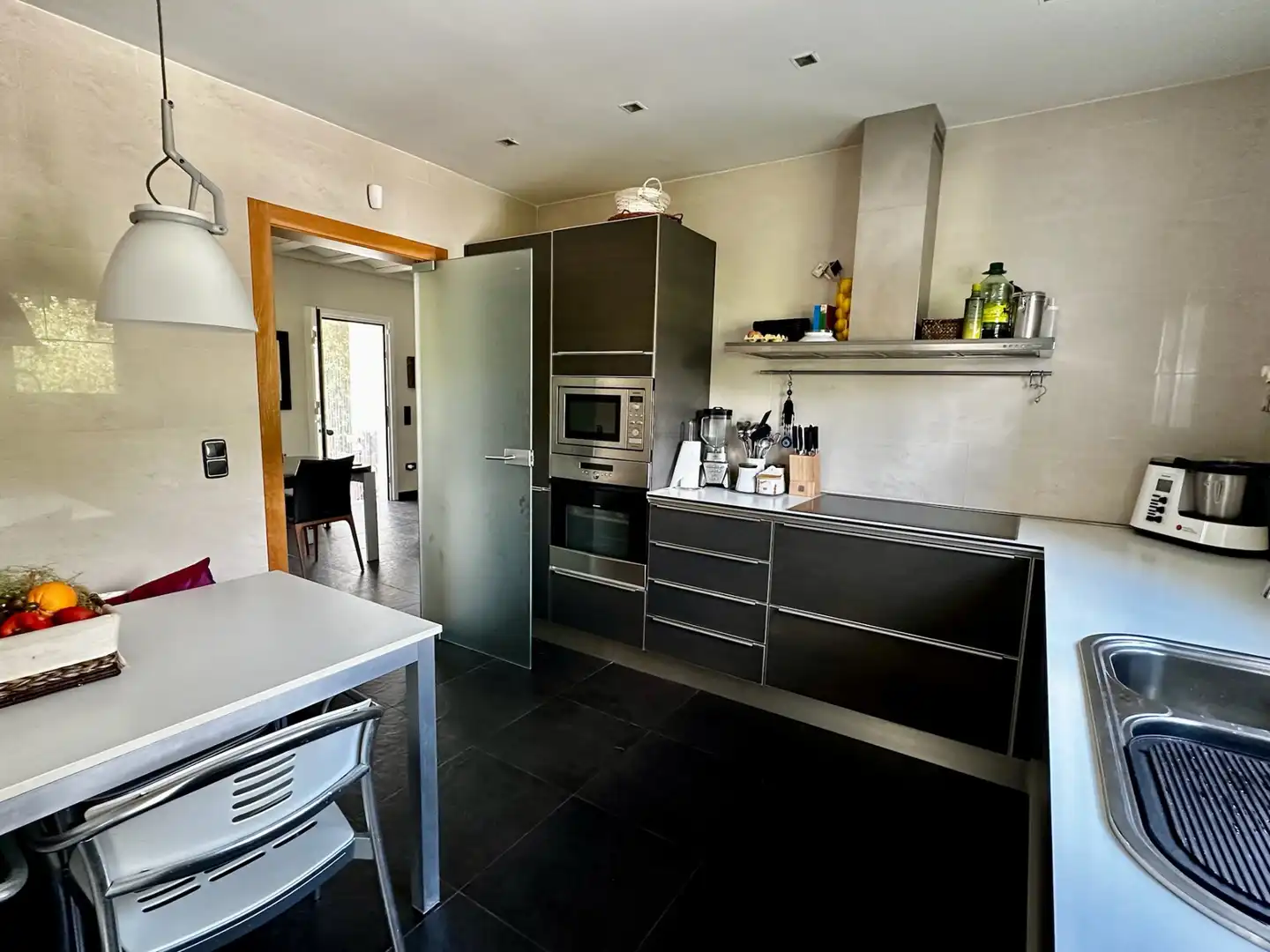 Cocina de Casa o chalet de alquiler en Mont-roig del Camp con Aire acondicionado, Jardín privado y Parquet