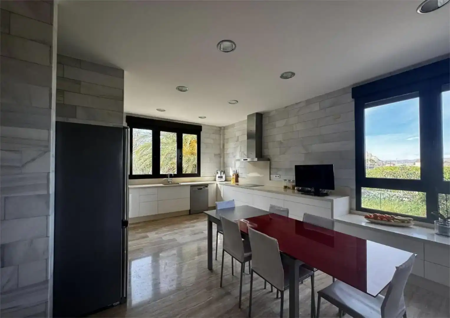 Cocina de Casa o chalet en venta en  Murcia Capital con Aire acondicionado, Piscina y Balcón