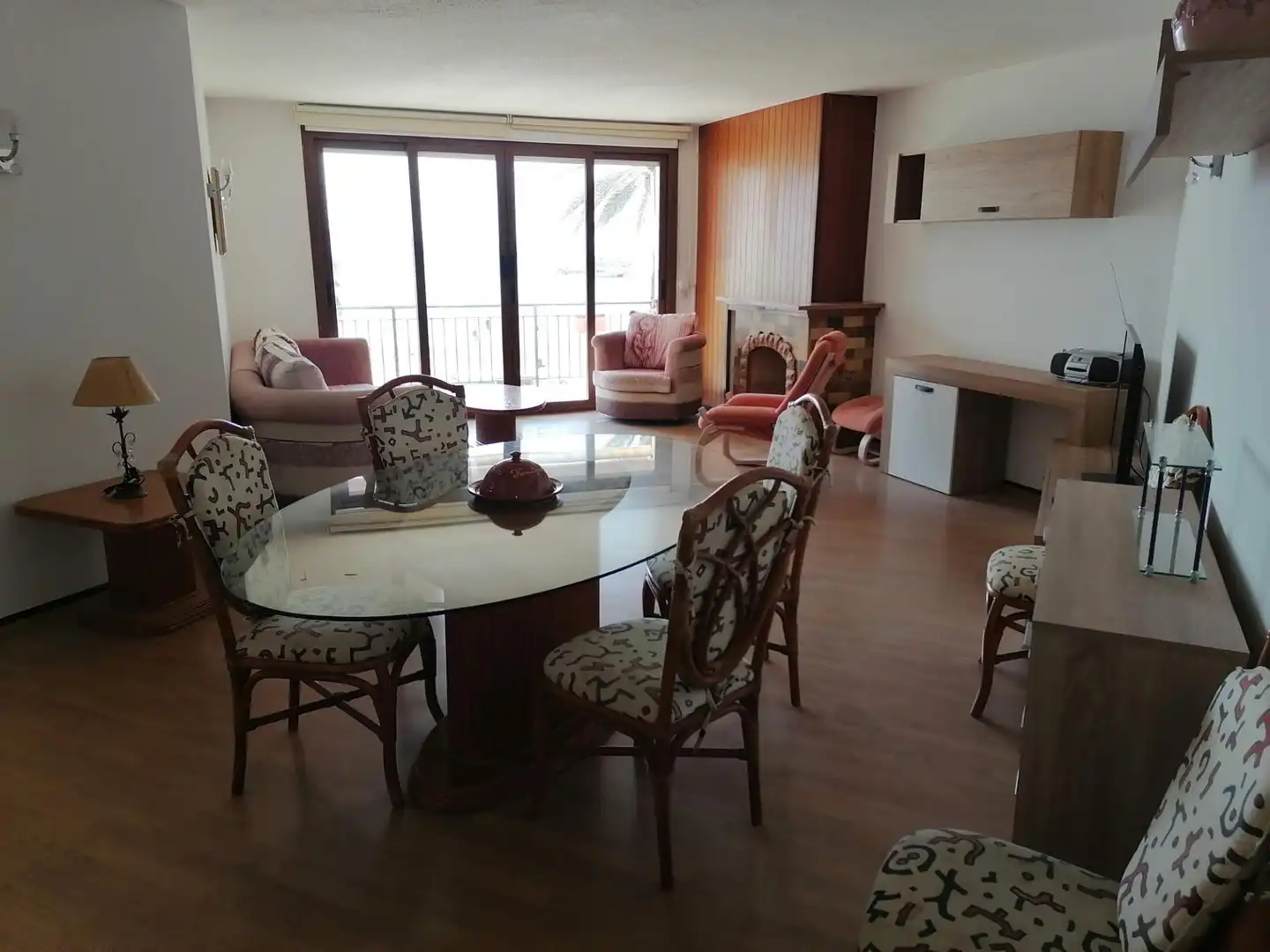 Sala de estar de Apartamento de alquiler en  Palma de Mallorca con Aire acondicionado, Amueblado y Balcón