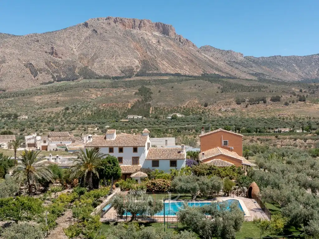 Exterior view of Houses for sale in Vélez-Blanco  with Air Conditioner, Terrace and Swimming Pool