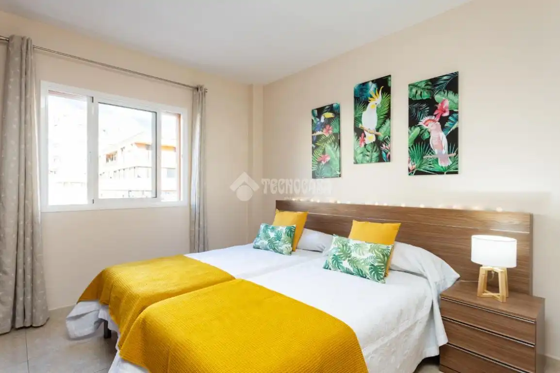 Schlafzimmer von Wohnung zur Miete in Candelaria mit Balkon und Gemeinschaftspool