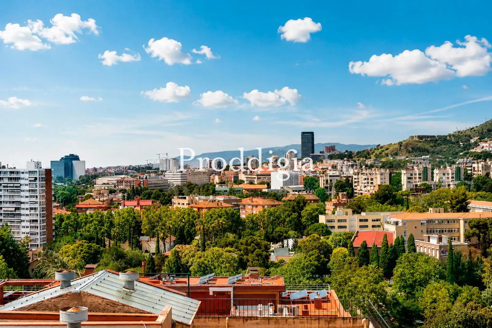 Vista exterior de Àtic en venda en Barcelona amb Aire condicionat, Calefacció i Terrassa