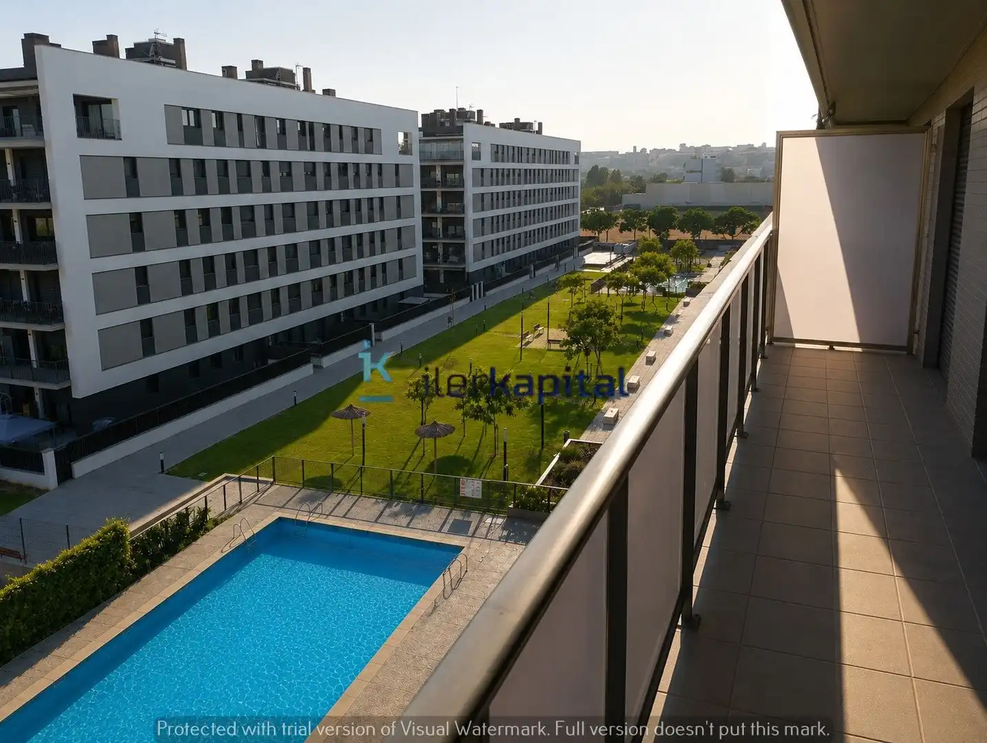 Schwimmbecken von Wohnung zum Verkauf in Lleida mit Klimaanlage, Heizung und Terrasse