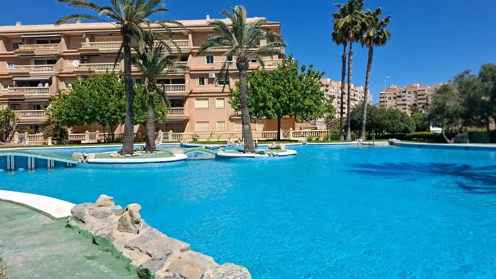Swimming pool of Apartments for sale in El Campello  with Air Conditioner, Heating and Private garden