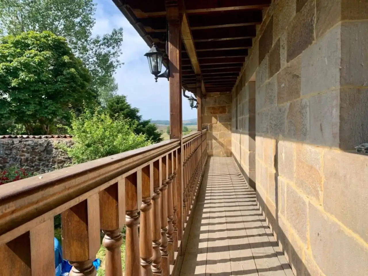 Balcony of Houses for sale in Arija  with Heating, Private garden and Terrace