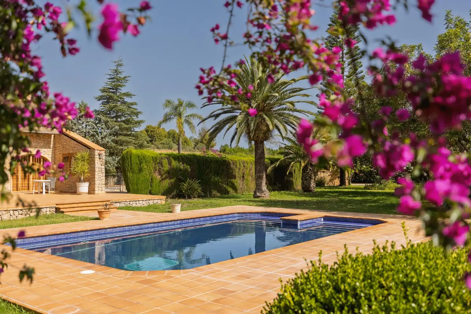 Piscina de Casa o xalet en venda en Pedreguer amb Aire condicionat, Calefacció i Jardí privat