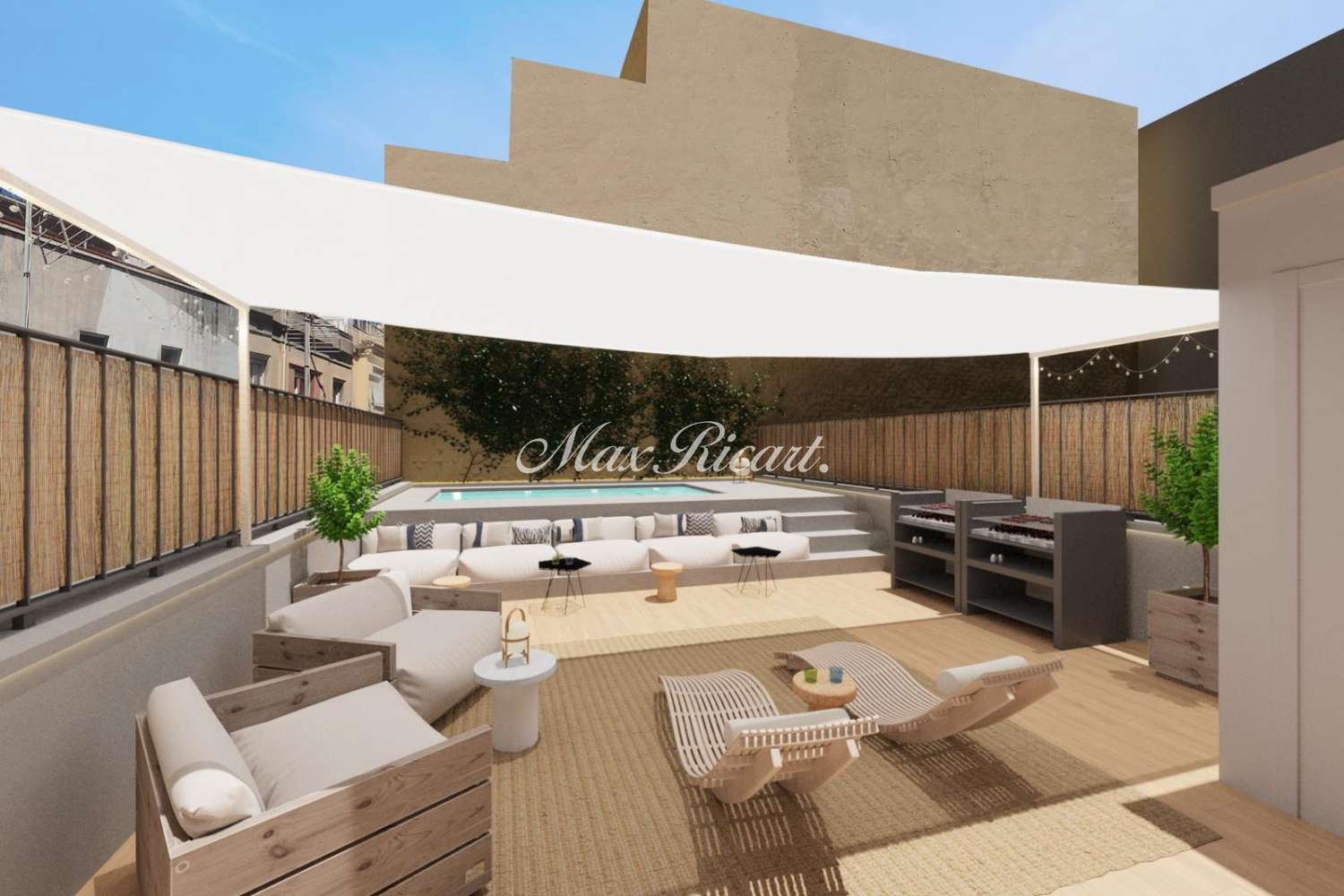 Terrace of House or chalet for sale in  Barcelona Capital  with Air Conditioner, Heating and Terrace