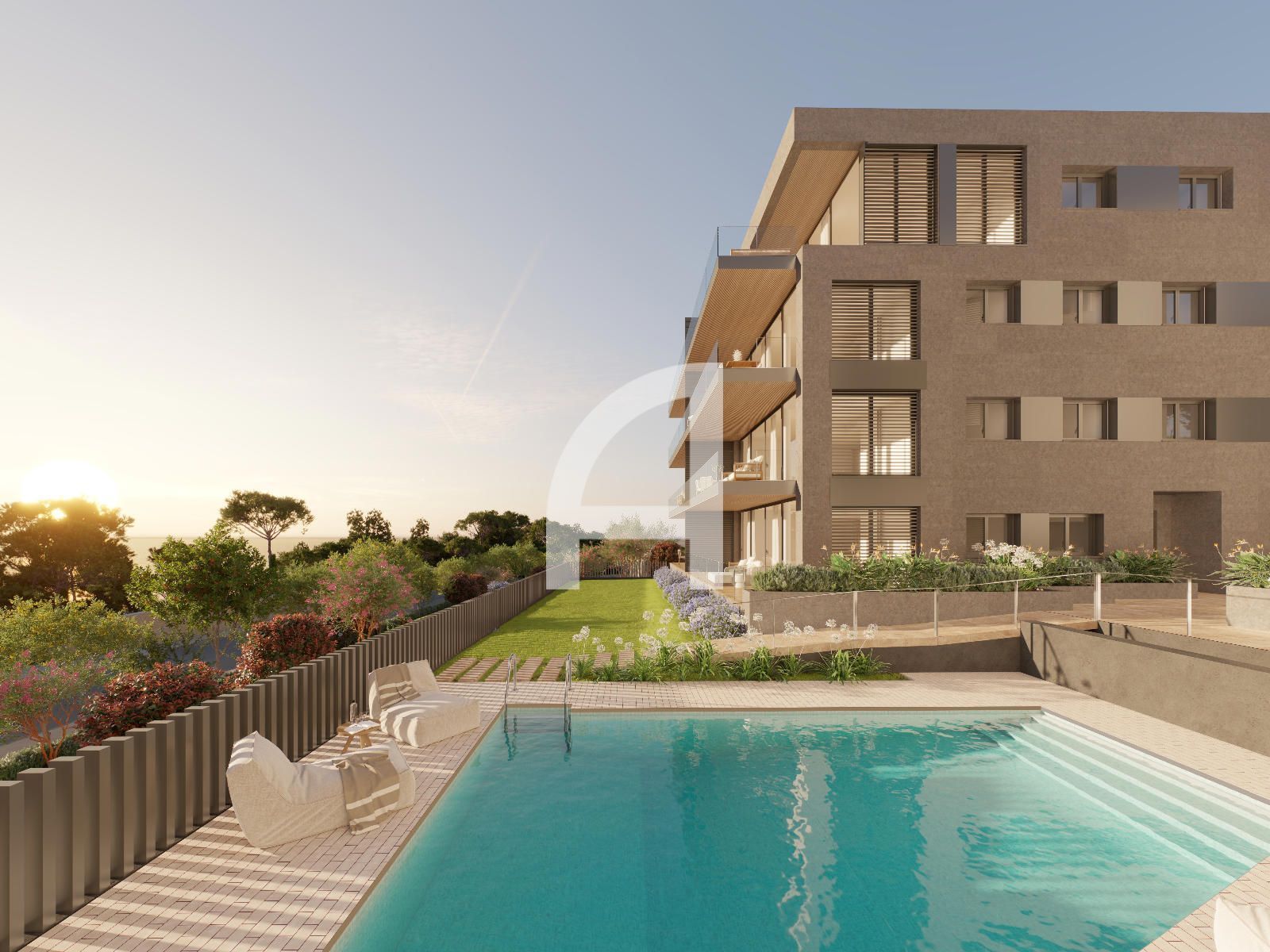 Swimming pool of Flat for sale in Calonge i Sant Antoni  with Air Conditioner, Heating and Terrace
