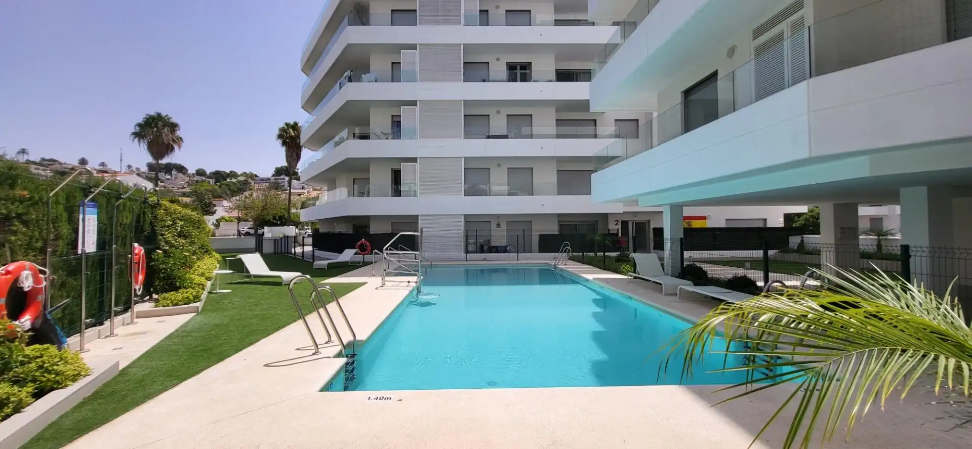 Piscina de Apartament de lloguer en Marbella amb Aire condicionat, Calefacció i Terrassa