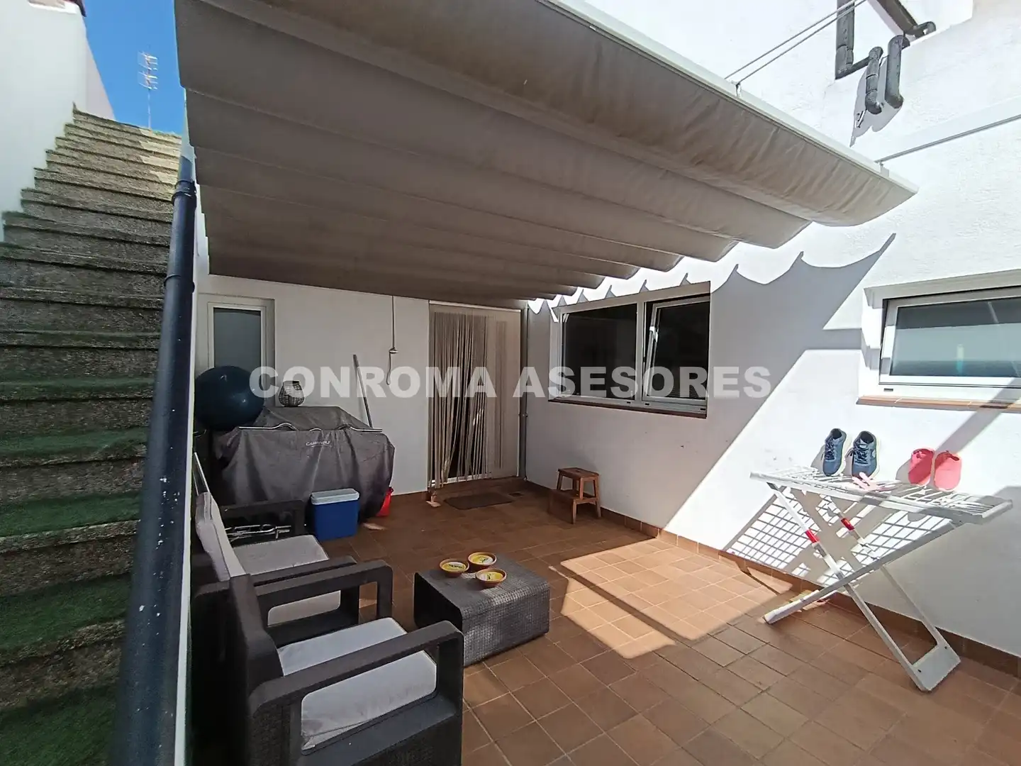 Terrace of Detached homes for sale in Malgrat de Mar  with Air Conditioner, Heating and Parquet flooring