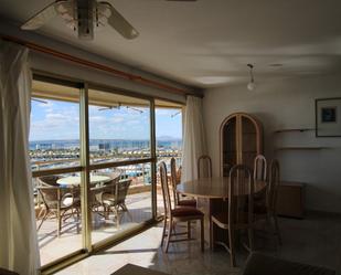 Dining room of Flat to rent in Santa Pola  with Air Conditioner, Terrace and Balcony