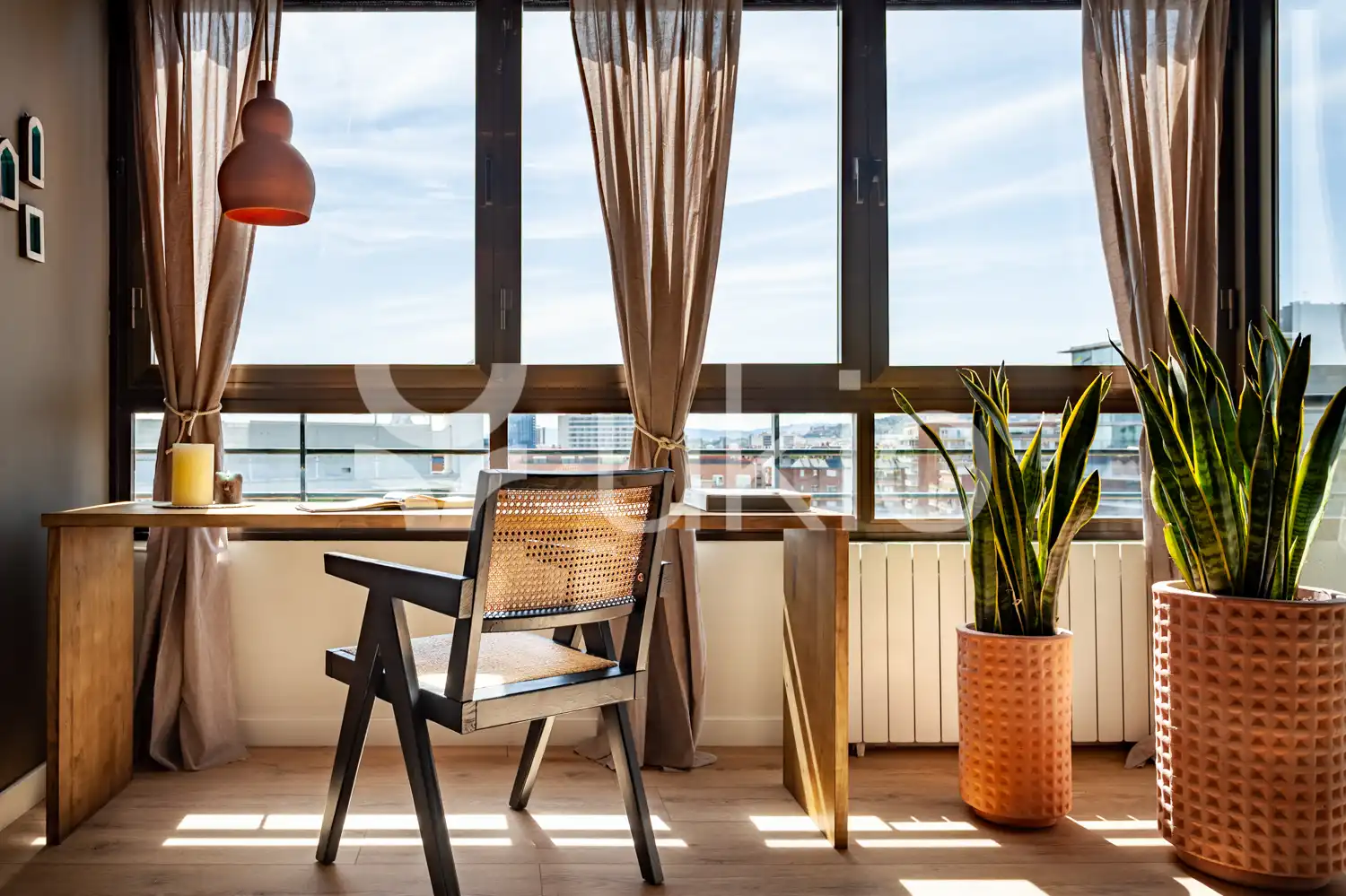 Balcony of Apartments for rent in Barcelona  with Air Conditioner, Heating and Terrace