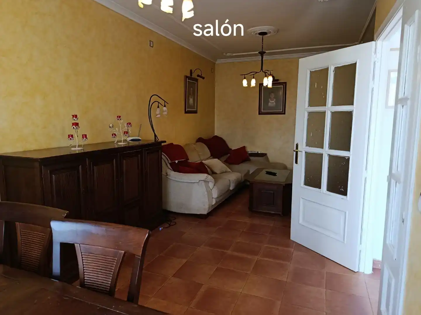 Sala d'estar de Pis en venda en Corral de Almaguer amb Aire condicionat