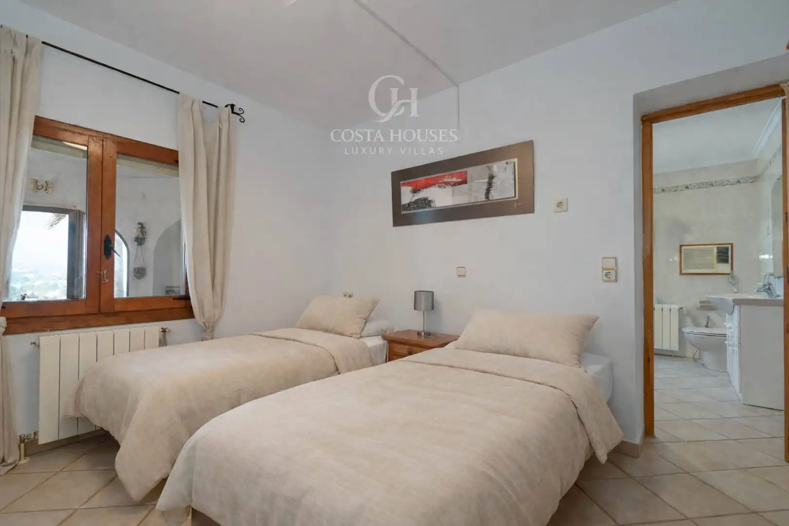 Bedroom of Houses for sale in Jávea / Xàbia  with Air Conditioner, Heating and Private garden