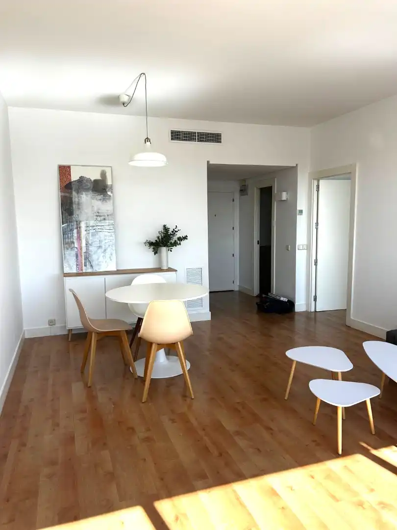 Comedor de Apartamento de alquiler en Madrid con Aire acondicionado, Calefacción y Parquet