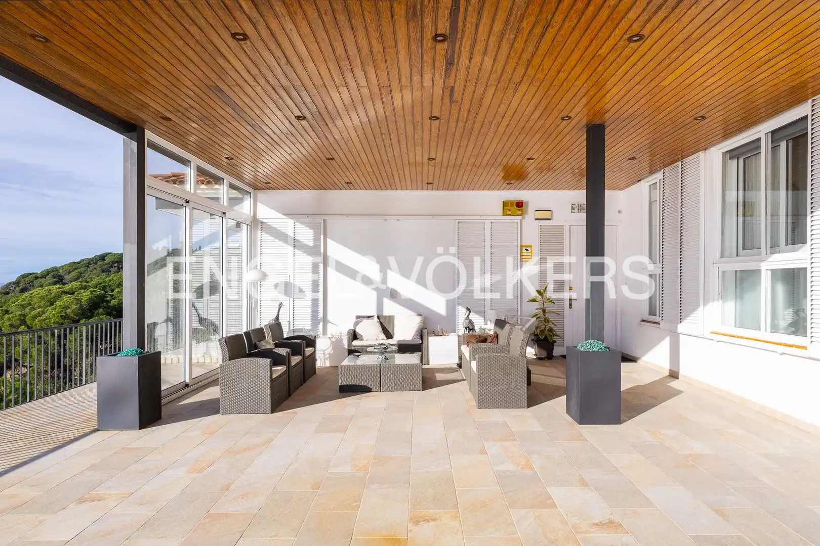 Terraza de Casa o chalet en venta en Arenys de Mar con Aire acondicionado, Calefacción y Jardín privado