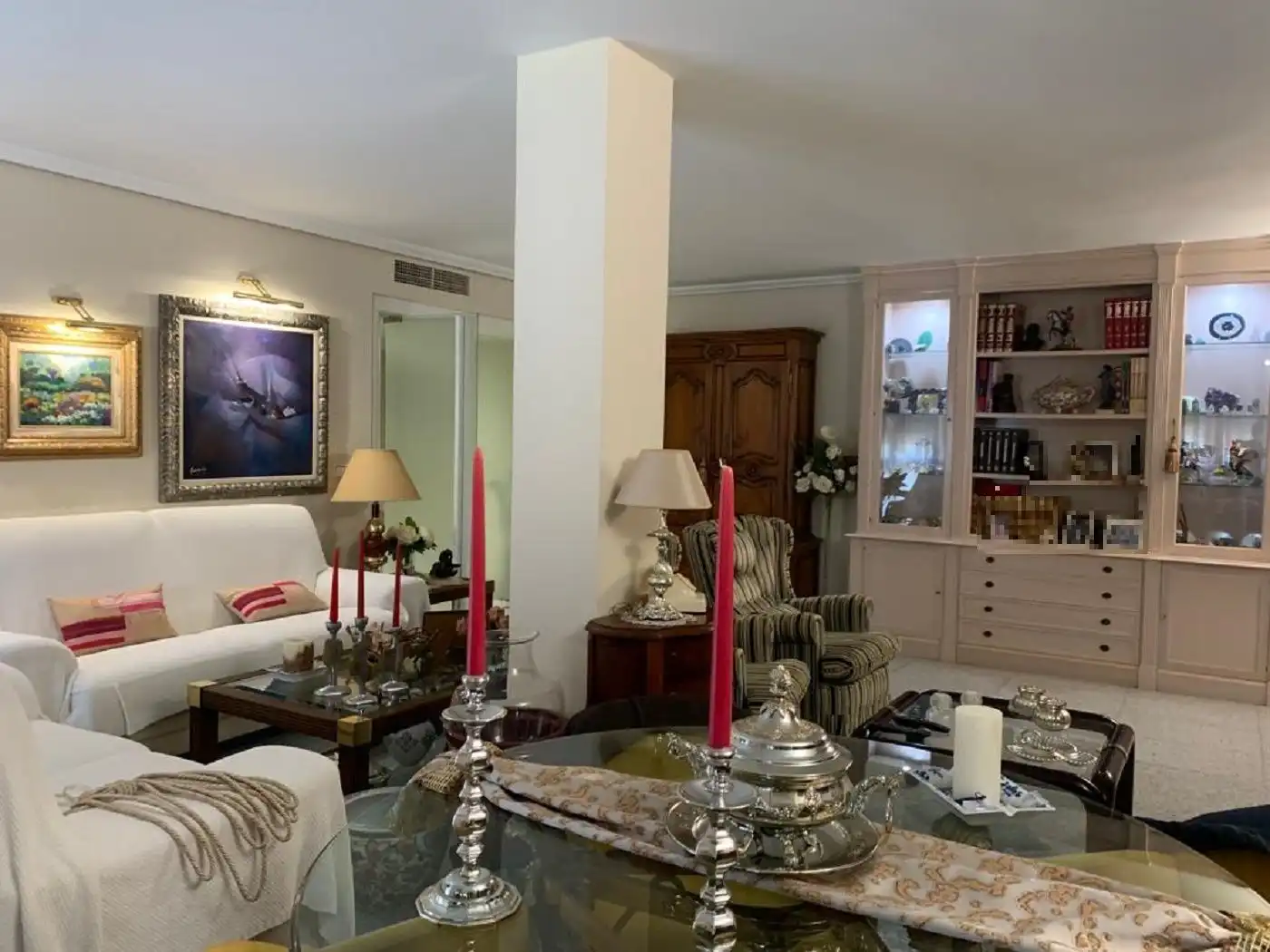 Wohnzimmer von Wohnung zum Verkauf in Murcia mit Klimaanlage und Abstellraum